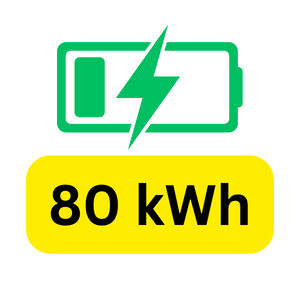 pojemność baterii auta elektrycznego 80kWH www.kanalelektryczny.pl