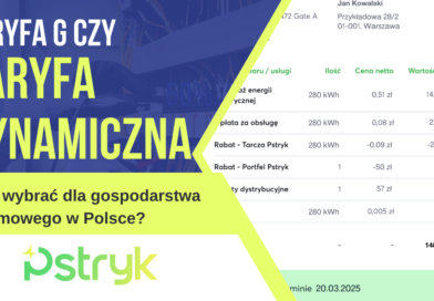 Taryfa G czy dynamiczna? co wybrać dla gospodarstwa domowego?