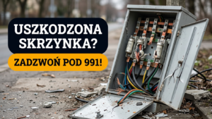 Co zrobić gdy widzisz uszkodzona skrzynkę elektryczna?