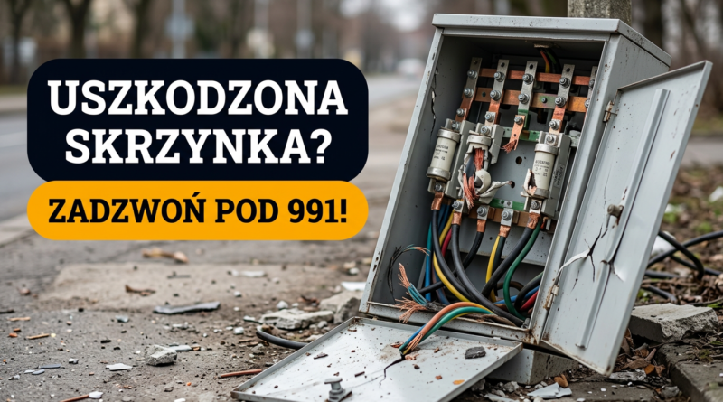 Co zrobić gdy widzisz uszkodzona skrzynkę elektryczna?