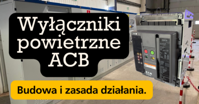 Wyłączniki powietrzne ACB budowa i zasada działania kanał elektryczny